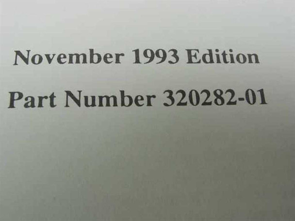Close-up of NI-488.2 manual title page confirming November 1993 Edition and Part Number 320282-01