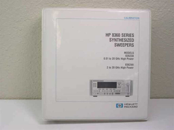 HP Calibration Manual 83623A / 83624A w/ Software