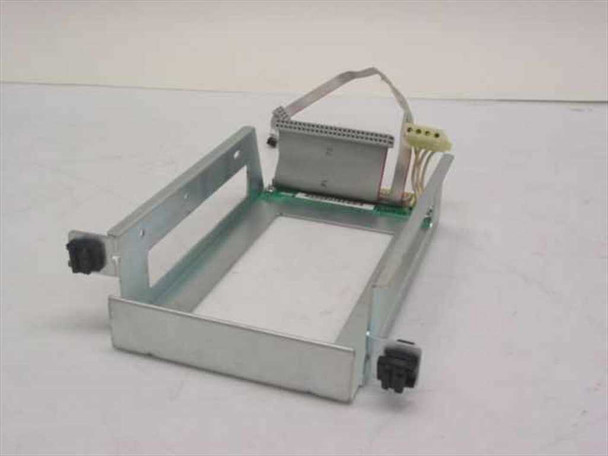AST 202461-005C SCSI hot swap drive tray – top-down view showing open carrier frame, integrated backplane board, and power connector cables