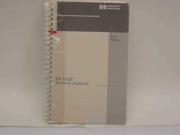 HP 8752C Network Analyzer Quick Reference Guide