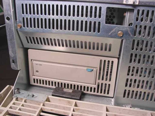 IBM AS/400 rackmount system side view showing solid steel chassis construction