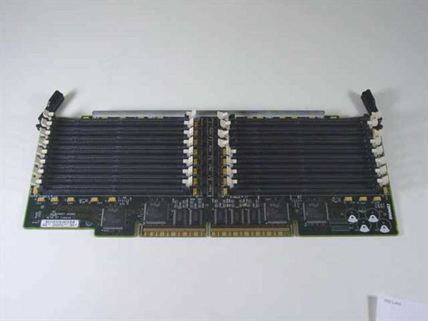 Compaq 242560-001 server memory expansion board top view showing empty DIMM slots and board layout