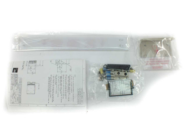 ADC PowerWorx accessory pack in plastic bag including rack ears, mounting bracket, hardware, and documentation sheet