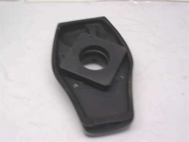 Talento T-IPP/2UD swivel base — top-down view showing two-piece swivel pivot plate and central mounting hole