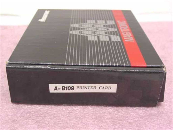 Magitronic original retail box with A-B109 Printer Card label on spine and Magitronic branding
