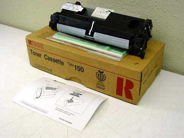 Ricoh Type 150 Black Toner Cassette 026708 in original brown box with instruction sheet