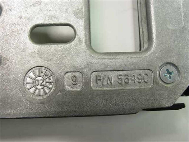 Dell 5649C part number label closeup — stamped P/N 5649C with date code 02 visible on underside of metal tray