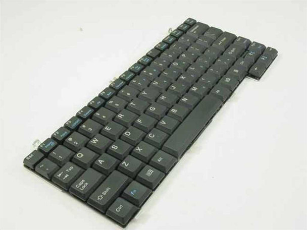 Gateway Solo 2000 laptop keyboard 7000375 – front key layout view, black keys, QWERTY US layout