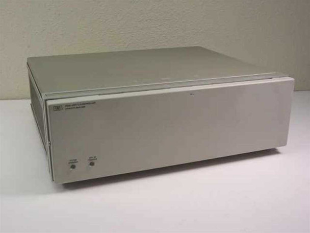 HP 78221-OPT 12 patient monitor controller — front panel view showing beige/grey desktop chassis with HP logo label