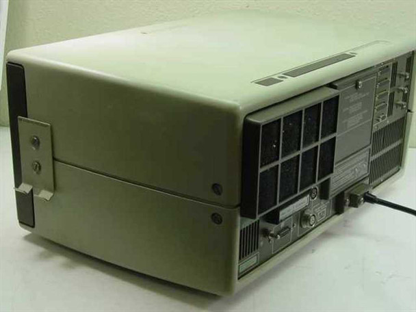 HP 78534C Monitor Terminal — rear view showing ventilation grille, power inlet, and rear panel connectors