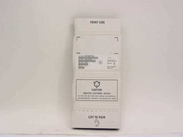 Freescale MCF5206FT33A ColdFire V2 microcontroller IC — front side of sealed anti-static tray packaging with caution label