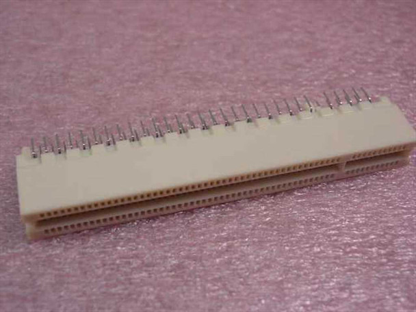Tyco 1-145154-2 Standard Edge .050 PCB connector – side profile view showing pin rows and housing body
