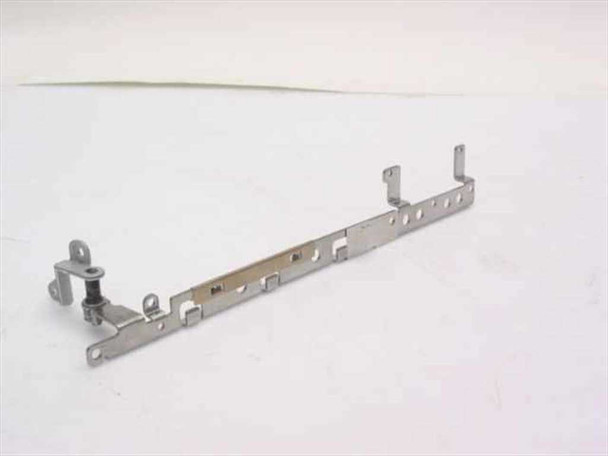Toshiba Satellite P-100 LCD display bracket hinge rail – top view showing full length of metal bracket