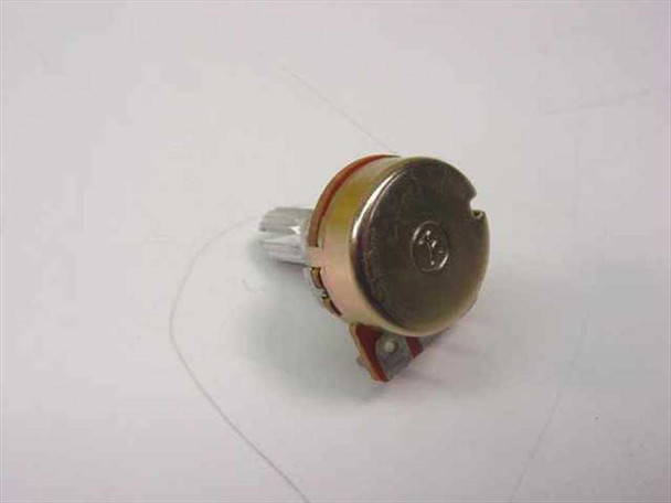 F-16KNPD potentiometer top/rear view showing metal housing cap and terminal arrangement