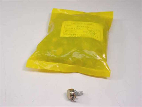 F-16KNPD variable resistor potentiometer lot — one unit shown beside sealed yellow factory bag