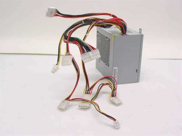 Hipro HP-P251GF3 250W power supply – rear view showing full DC output cable harness with multiple Molex and power connectors