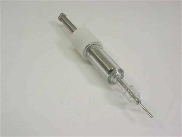 Abbott Spectrum 1366-08 Reagent Syringe – angled top view showing plunger detail and needle