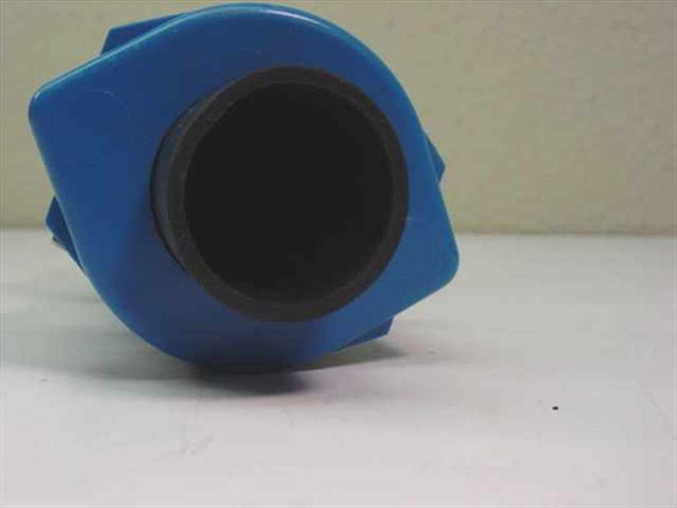 Russellstoll 3750DP industrial plug – rear cable entry opening view showing rubber grommet