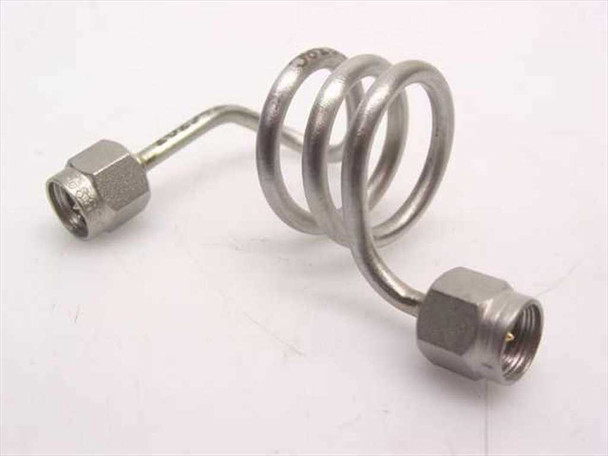 Unbranded Stainless Steel Coiled coaxial with SMA-M - 8" Long