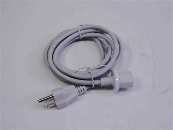 Sun 501-5138 gray AC power cord full length view showing NEMA 5-15P plug and IEC C13 connector
