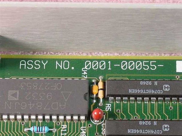 IVS 0001-00055 ECB Board – close-up of ASSY NO silkscreen with AD78463JN and CD74HCT646EN ICs visible