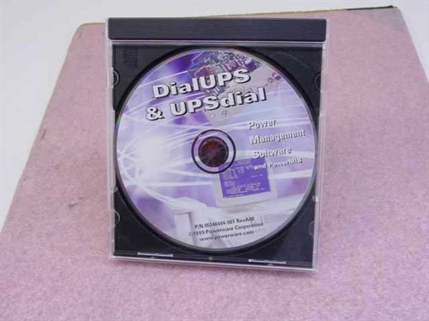 DialUPS and UPSdial Power Management Software CD — Powerware 1999 edition, P/N included on disc label