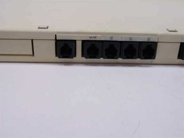 Avaya 800 GS/LS module – close-up of RJ-11 outside line ports on front panel