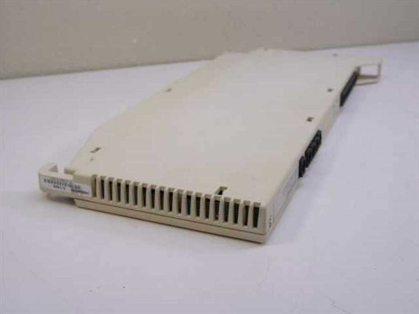 Avaya 408 GS/LS-MLX module — opposite angled view showing label sticker and modular jack ports on one end