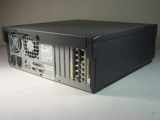 PictureTel Venue 2000 520-0740-01R — rear view showing expansion card brackets, power supply fan, and multi-port video card outputs