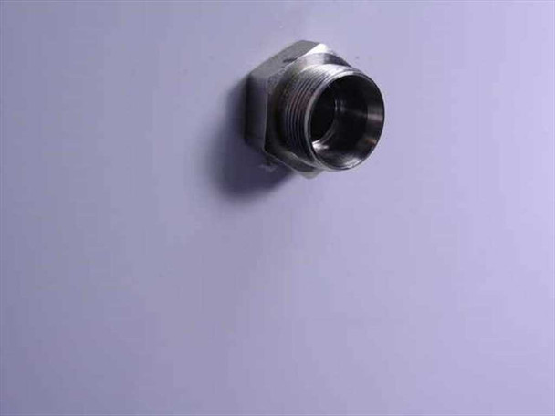 Stainless steel male threaded bulkhead fitting — included component for chemical resistant container