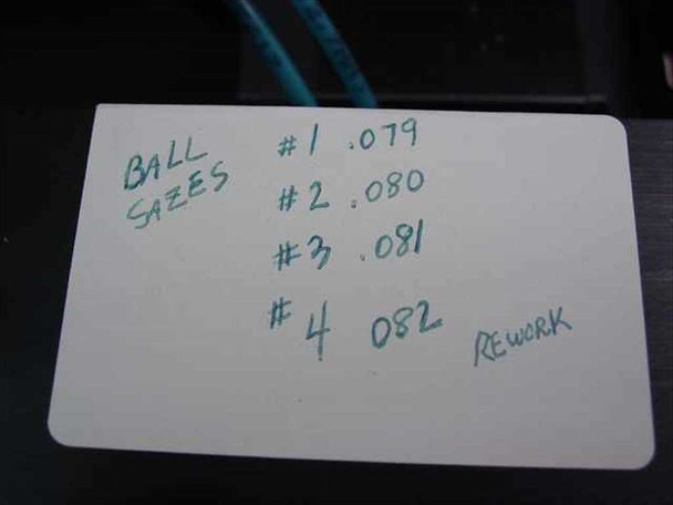 Ungranded Custom Ball Bearing Rework Unit Sizes .079 .080 .081 .082 Designed
