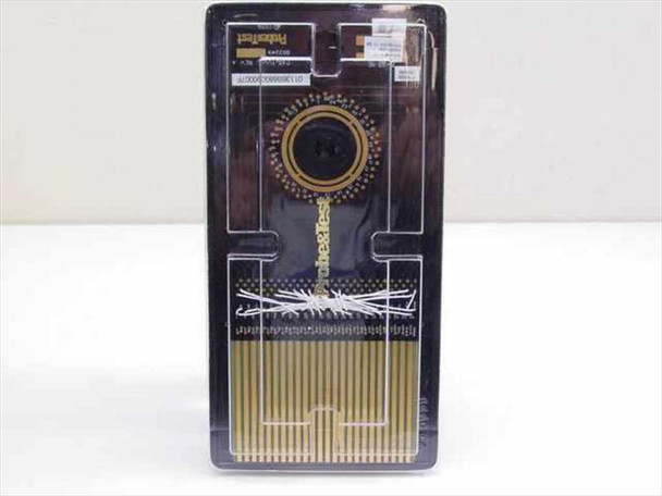 Probe&Test C48-1VHT Rev A probe card rear view showing full gold trace layout and circular probe ring from back side