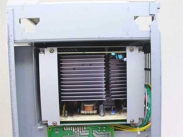 Toshiba DKSUE424A DK424 chassis – interior close-up of internal power supply with large heatsink and transformer