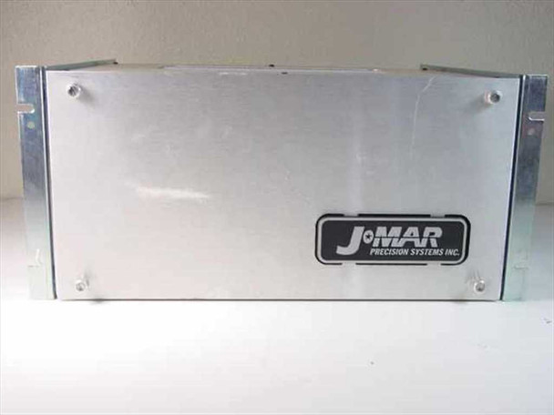 Jomar Precision Systems 010-2734-001 Rev F rackmount motion controller — front panel view showing brushed aluminum enclosure and brand logo