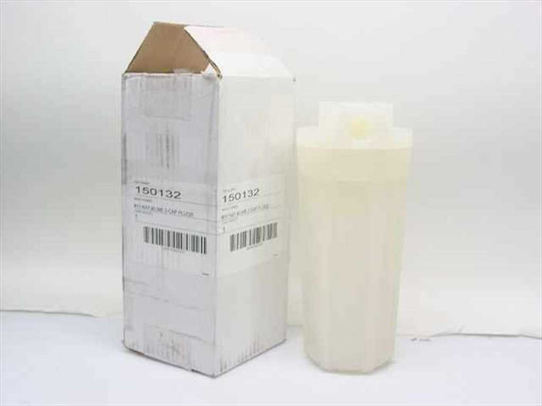 US Filter 150132 plug filter housing new surplus with original box — front view showing translucent natural polypropylene housing and labeled carton
