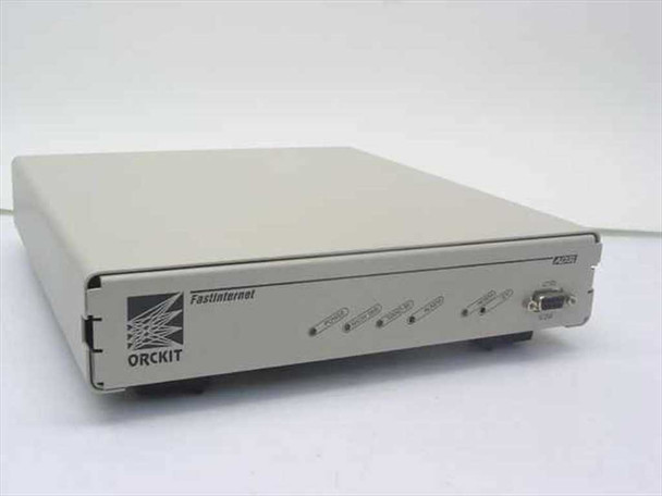 Orckit FastInternet Orfast-R-A-SA-Br ADSL modem – front and right-side view showing ORCKIT logo and ADSL label