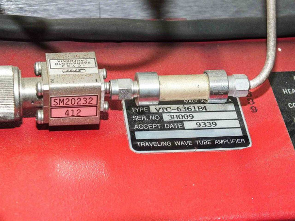 Varian VZC-6965 CPI 700W C-Band TWTA RF Assembly and Power Supply - AS IS