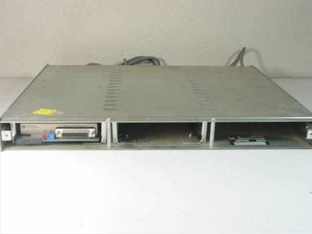 Wegener Communications 1602 STS RX Mainframe – rear panel view showing DB-25 connector and open card bays