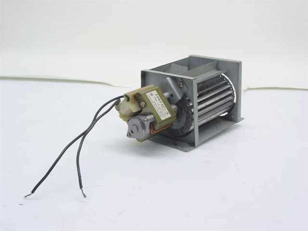 Kokusan Denki 2952301-3 vortex fan blower — front-left angle showing bare lead wires and motor coil detail