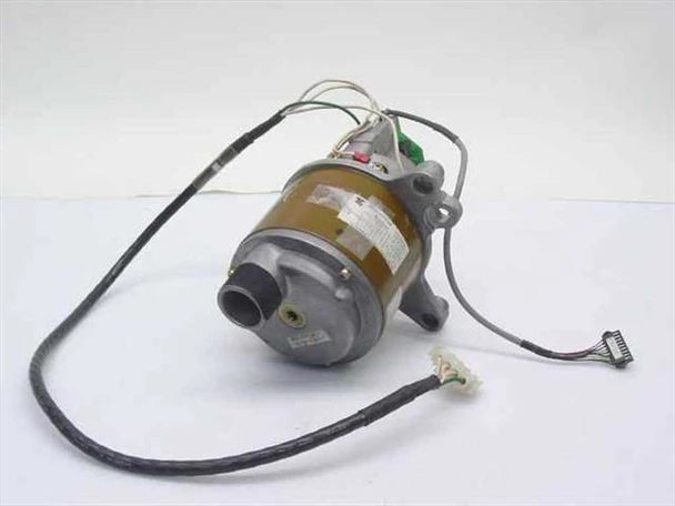 Yaskawa B90L-0325-0041A Minertia Super Series servo motor with encoder – front three-quarter view showing motor body, mounting bracket, and wiring harness