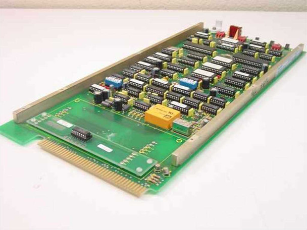 Fairchild 980842-000 Rev 5 Front Multi-Rate Seq Decoder card – reverse angled view showing opposite side of PCB and gold edge connector