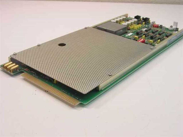 Fairchild SM220 98CDP1033-X000 modulator card – side view showing card edge connector and perforated RF shield cover