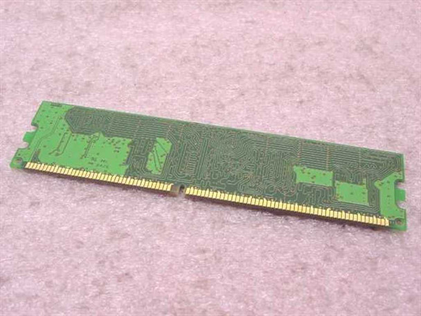 Infineon HYS64D16301GU-5-C 128MB DDR PC3200 DIMM — reverse PCB side showing gold edge connector