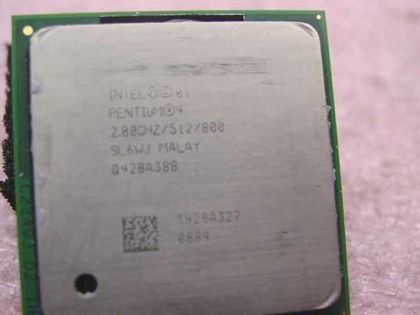 Intel P4 2.80 GHz 800 Pentium 4 CPU Processor Socket 478 (SL6WJ)