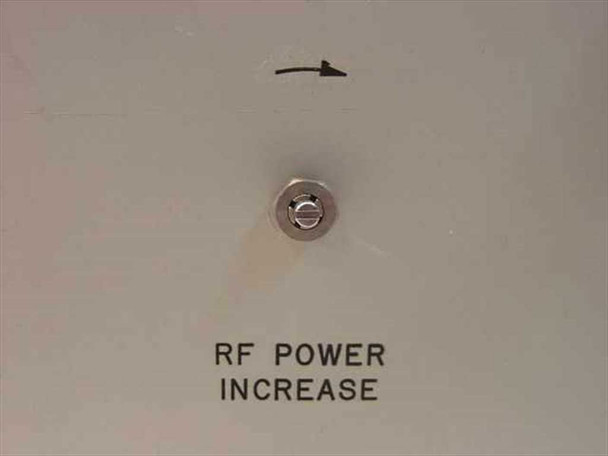 3dbm 70FMO rear panel — RF Power Increase trim pot with directional arrow