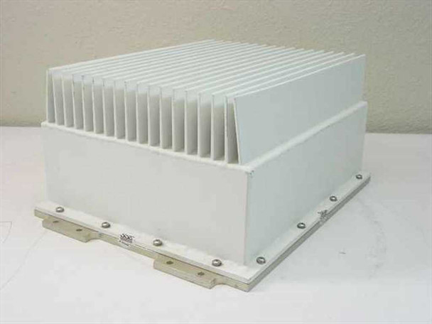 SSE Technologies 310-038336-120B M3 DC Power Supply rear and top view showing full finned aluminum heatsink enclosure