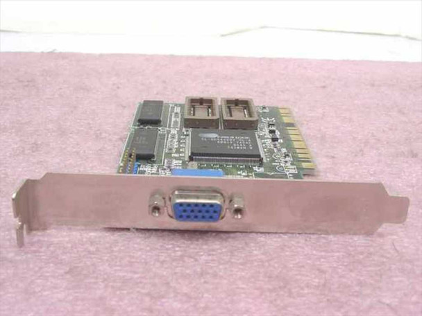 Cirrus Logic 8260B/V6 PCI VGA video card — front view showing DB15 VGA output connector and PCI bracket