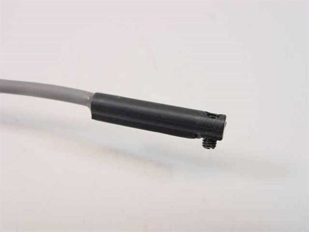 SMC D-A93 sensor tip detail showing black cylindrical body with mounting screw