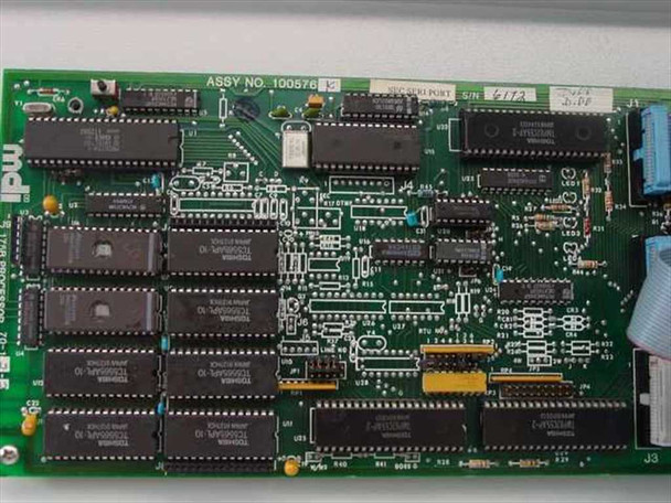 Monitor Dynamics MDI RTU-200 internal processor board – Assy No. 100576 with multiple ICs and MDI logo visible