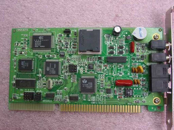 Jaton 6R5DR23 – top-down board view showing Cirrus Logic and Yamaha chipsets, phone connector, and component layout